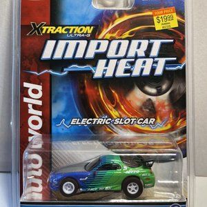 AW New! HO Slot Car 1995 Mazda RX-7 Xtraction 2022 Misp Import Heat Car! Sealed!